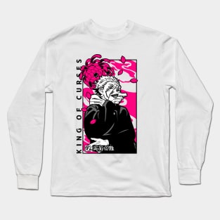 anime curse flowers Long Sleeve T-Shirt